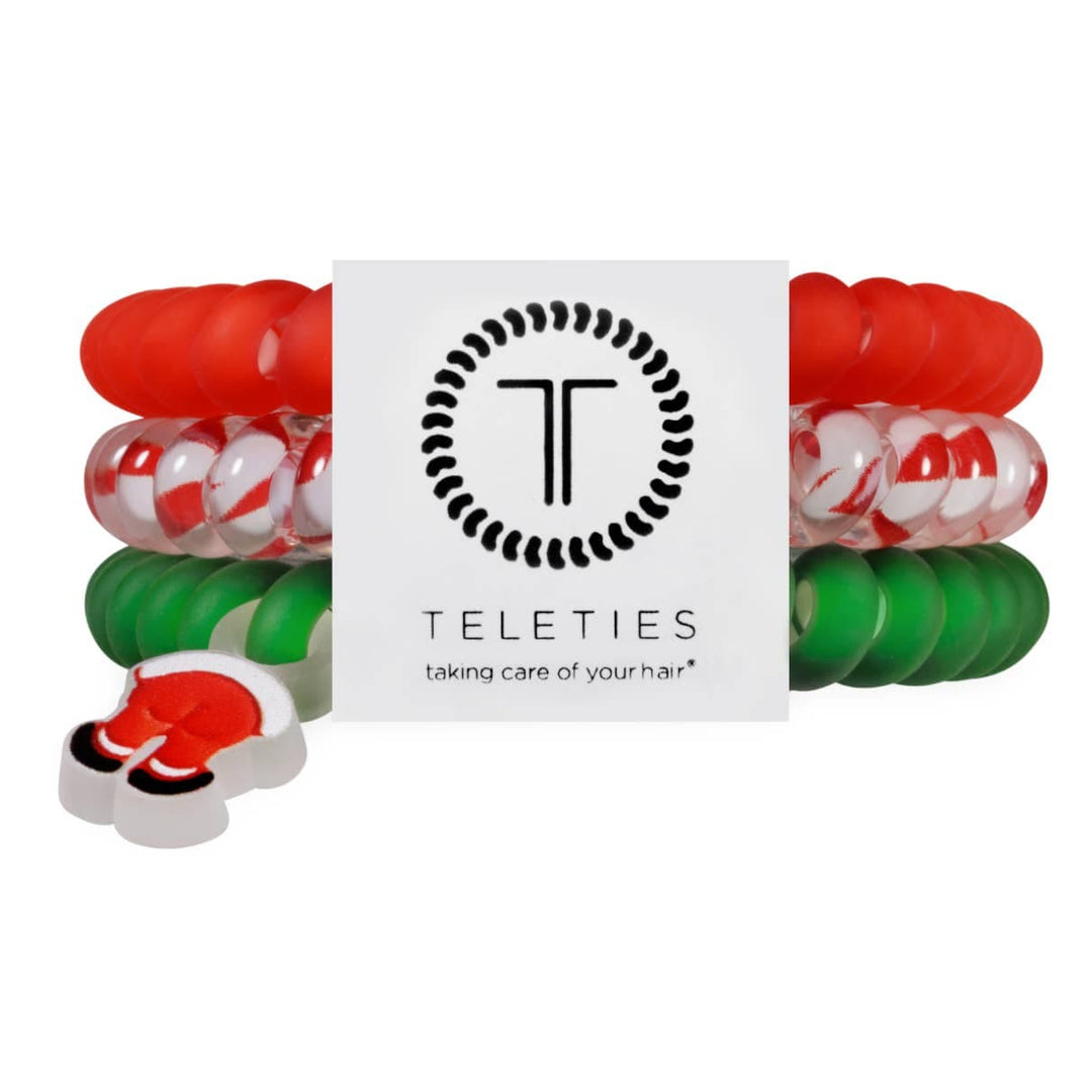 Teleties Small Hair Ties Set TELETIES Small Hair Ties Set | 3-Pack Strong-Grip Ties Claus I Said So Accessories