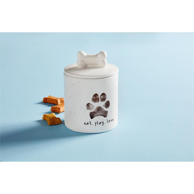 Paw Print Treat Jar