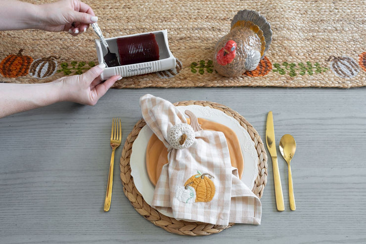 Pumpkin Cheese Plate Set