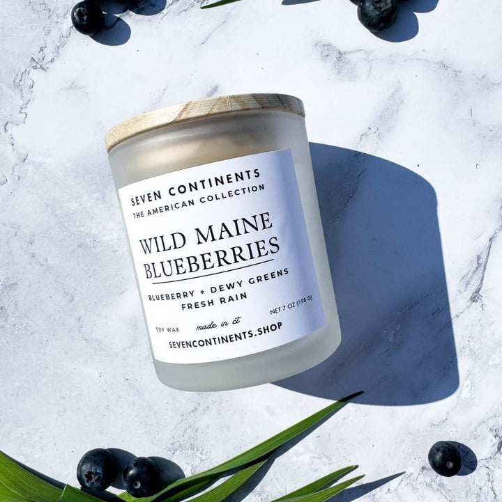 Seven Continents Wild Maine Blueberries Candle
