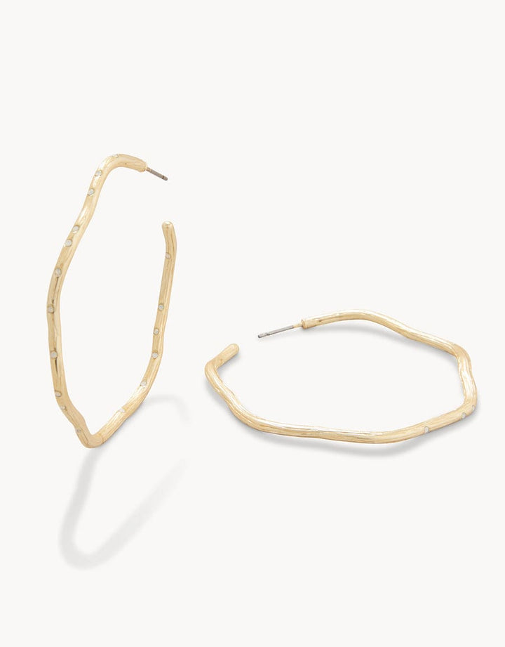 Spartina 449 Sand Bar Wave Large Hoop Earrings Spartina 449 Sand Bar Wave Large Hoop Earrings | Opal 50mm Earrings