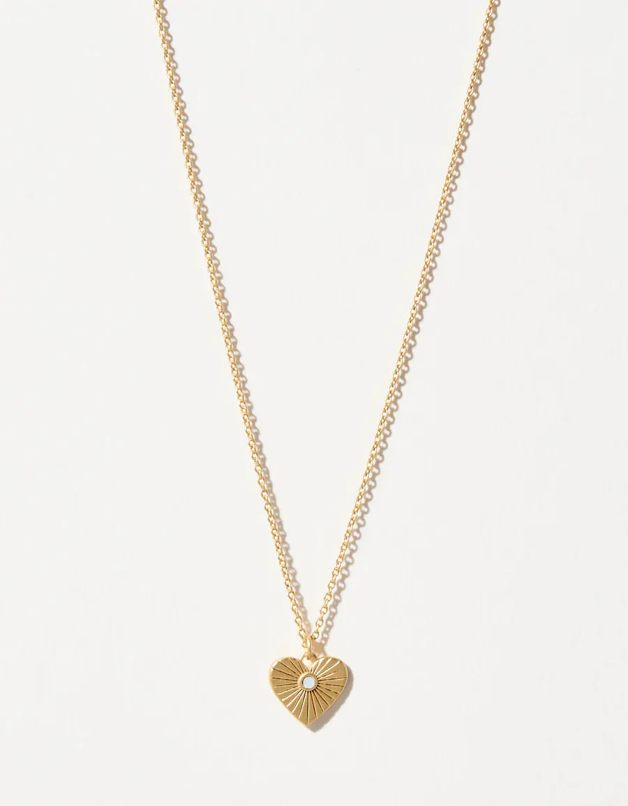 Spartina 449 Sea La Vie Heart of Gold Necklace