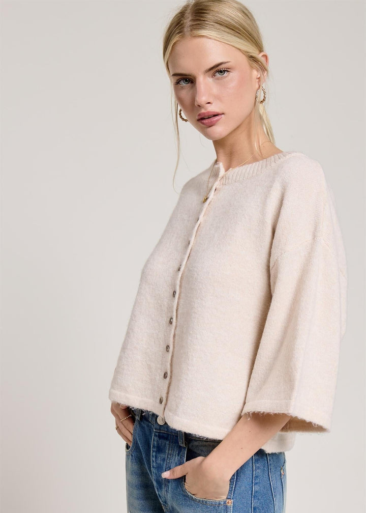 Coffee Date Cardigan Top