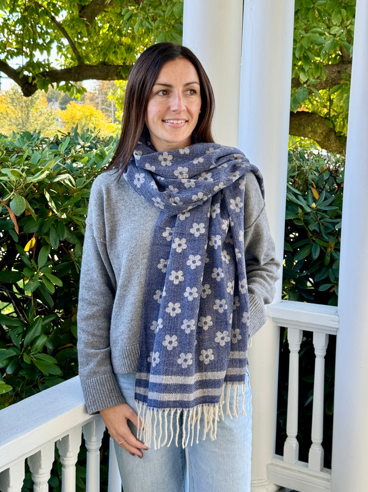 Cozy Blossom Scarf