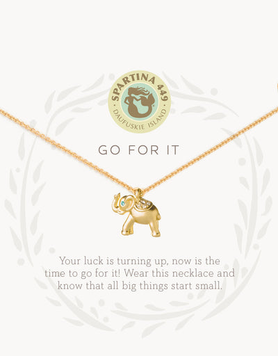 Spartina 449 Go For It Elephant Necklace