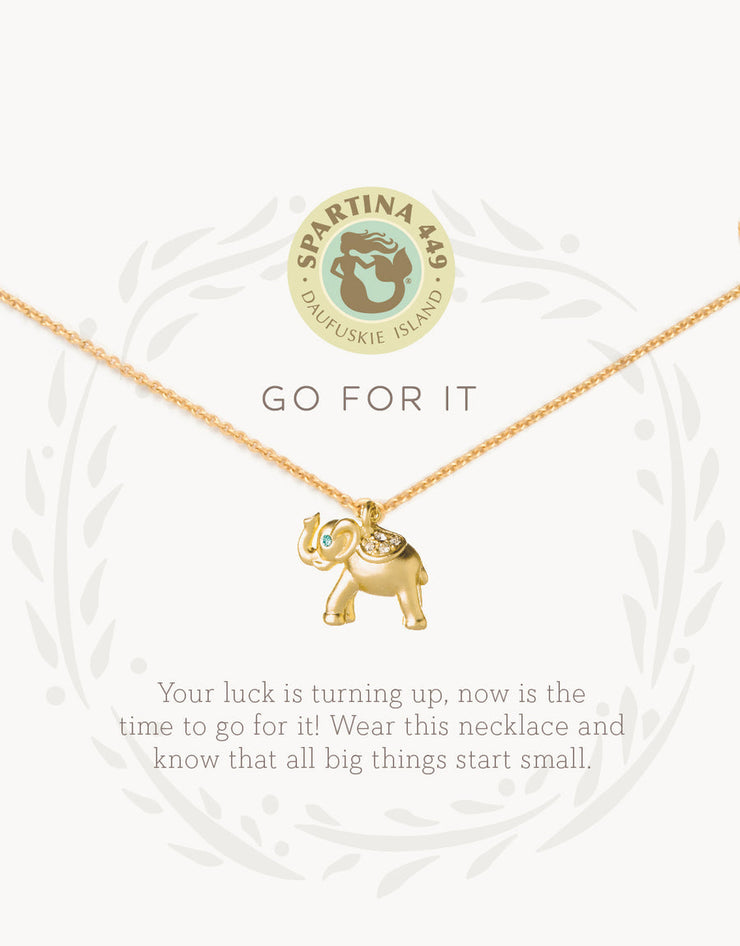 Spartina 449 Go For It Elephant Necklace