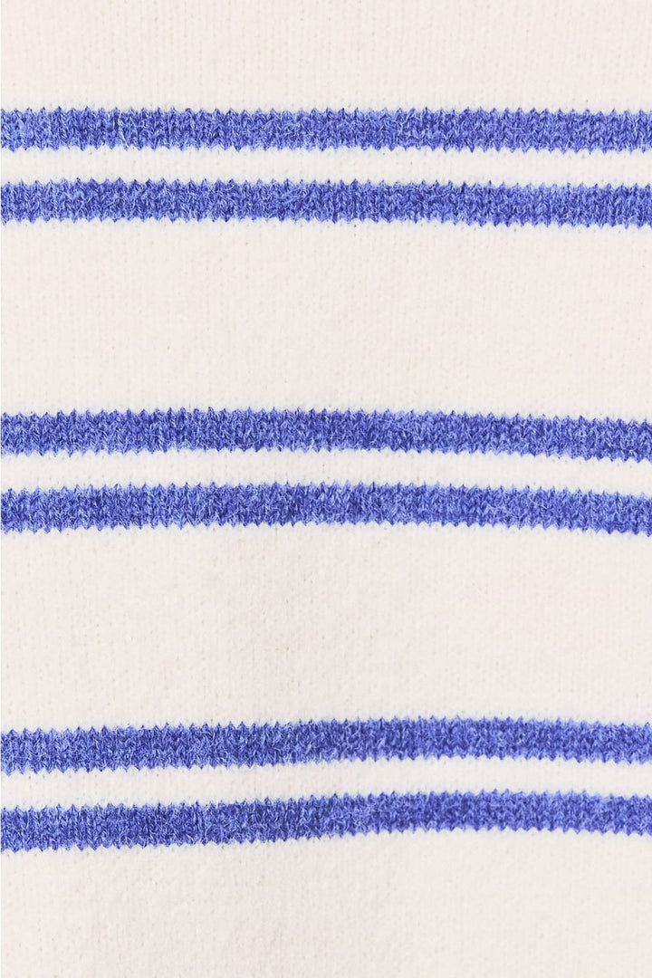 Harbor White &amp; Blue Striped Sweater