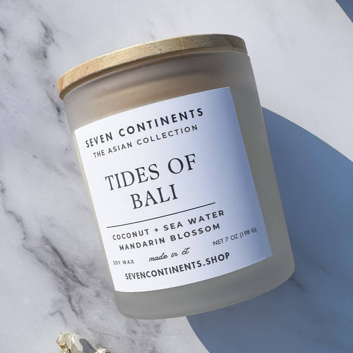 Seven Continents Tides of Bali Candle