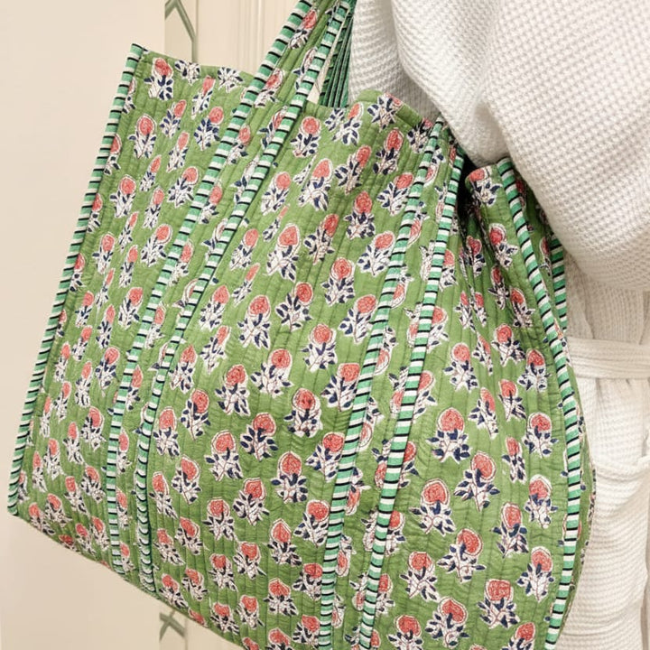 Carry All Quilted Tote Bag