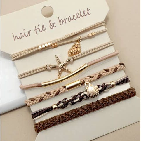 Cute Bracelet Hair Tie Set