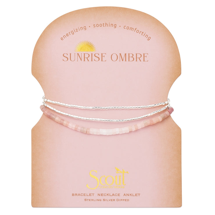 Scout Curated Wears Ombre Stone Wrap - Sunrise/Silver