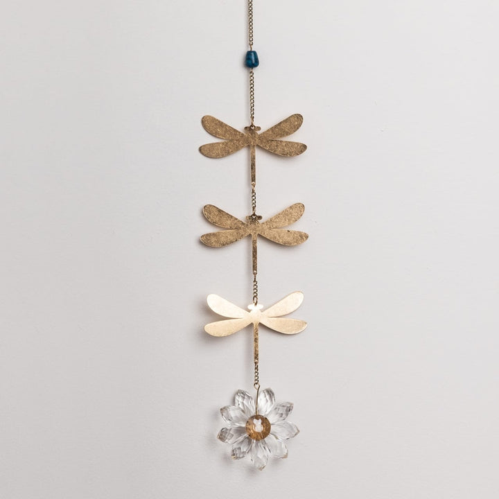 Suncatcher -Dragonfly/Blue Apatite
