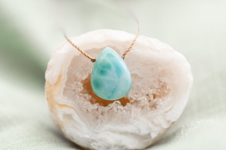 Soulku Beautiful Mom Larimar Necklace