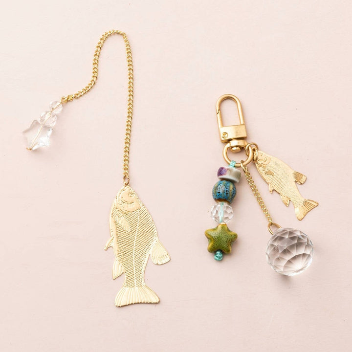 Bookmark &amp; Keychain Set - Fish/Harmony Fish Harmony Bookmark &amp; Keychain Gift Set Accessories