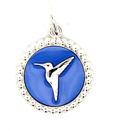 Lola Hummingbird Pendant - Periwinkle