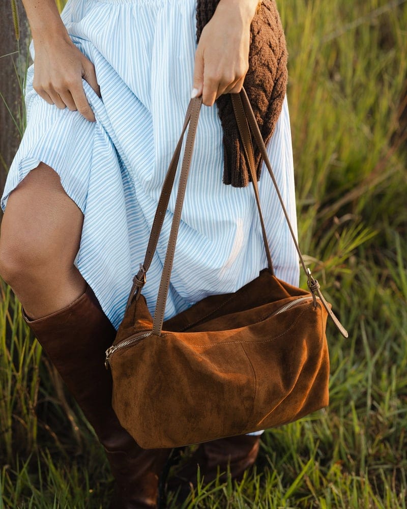 Louenhide Marissa Sueded Shoulder Bag