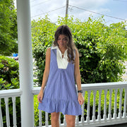 Seaside Stripe Sleeveless Dress
