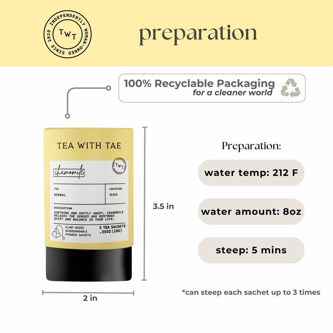 Chamomile Mini Tea Tube