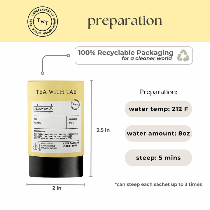 Chamomile Mini Tea Tube