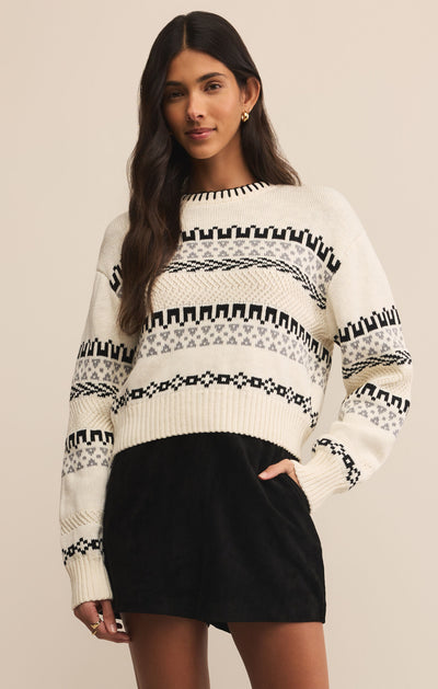 Perci Sweater in Crystal