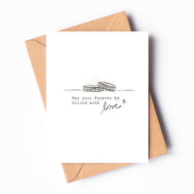 Wedding Rings Greeting Card