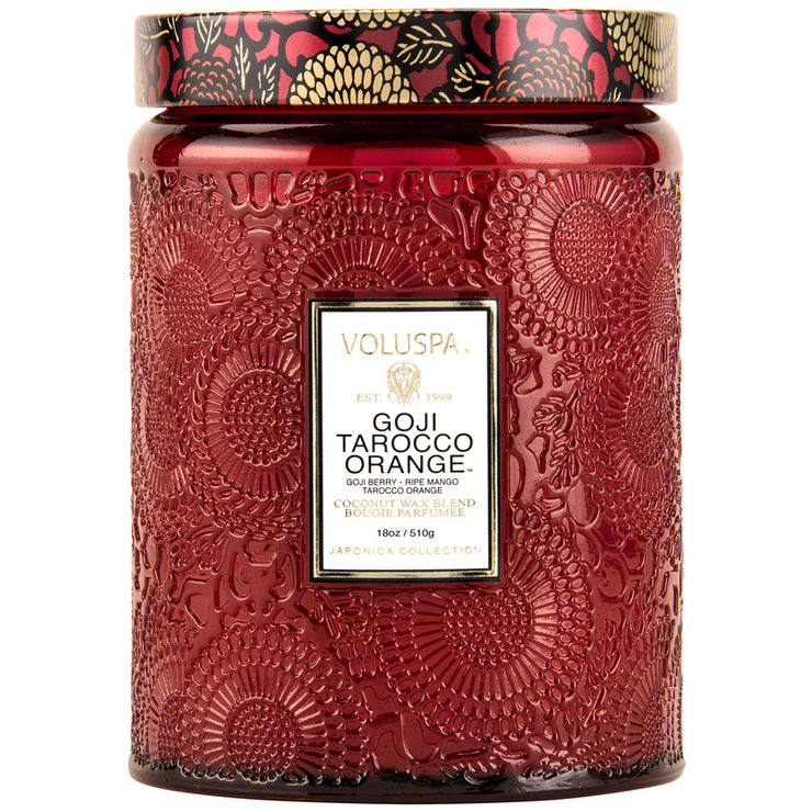 Voluspa Goji Tarocco Orange Jar Candle