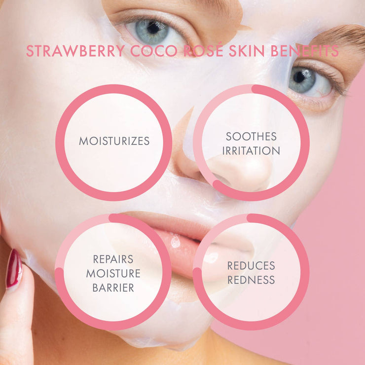Soothing Strawberry Coco Rose Mocktail Face Mask