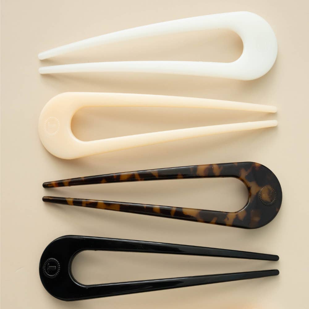 Teleties French Hair Pin Tortoise
