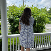 Shell Seeker Flutter Sleeve Dress