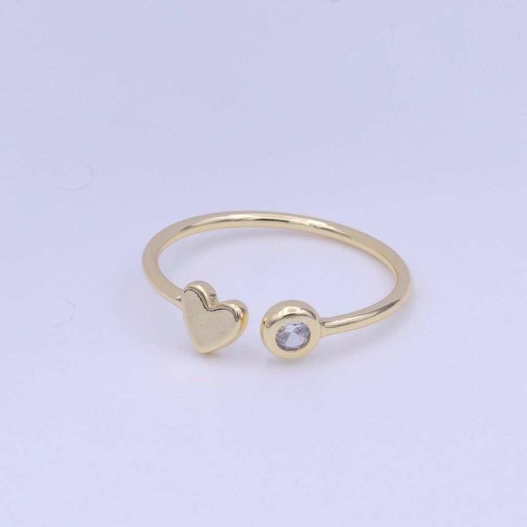 Dainty Open Heart Adjustable Ring Dainty Open Heart Adjustable Ring Ring