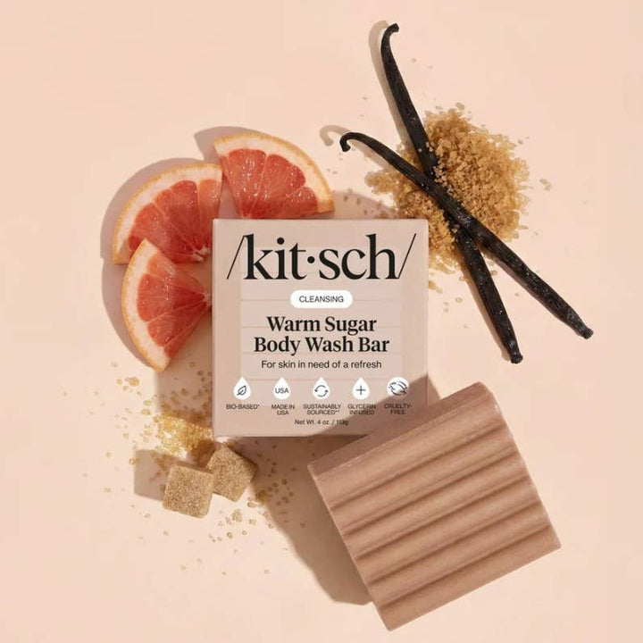 Kitsch Warm Sugar Body Wash Bar Kitsch Warm Sugar Body Wash Bar Bath and Body