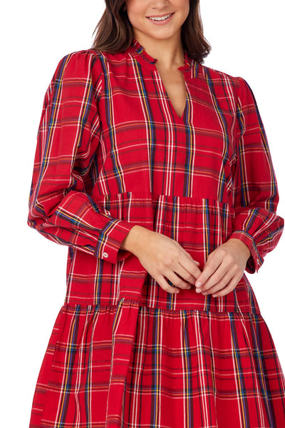 Shannon Red Plaid Dress