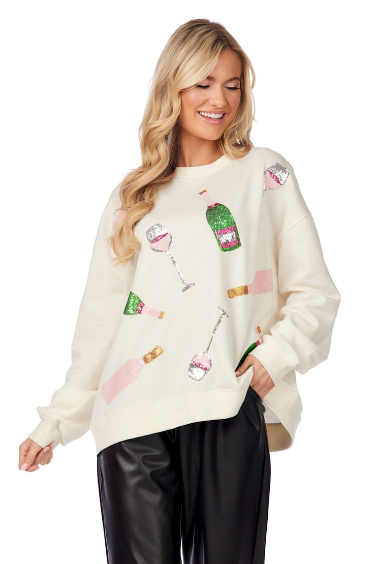 Champagne Sparkle Sweatshirt