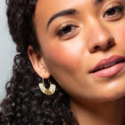 Scout Curated Wears Miyuki U-Hoop Earring - Blush/Gold
