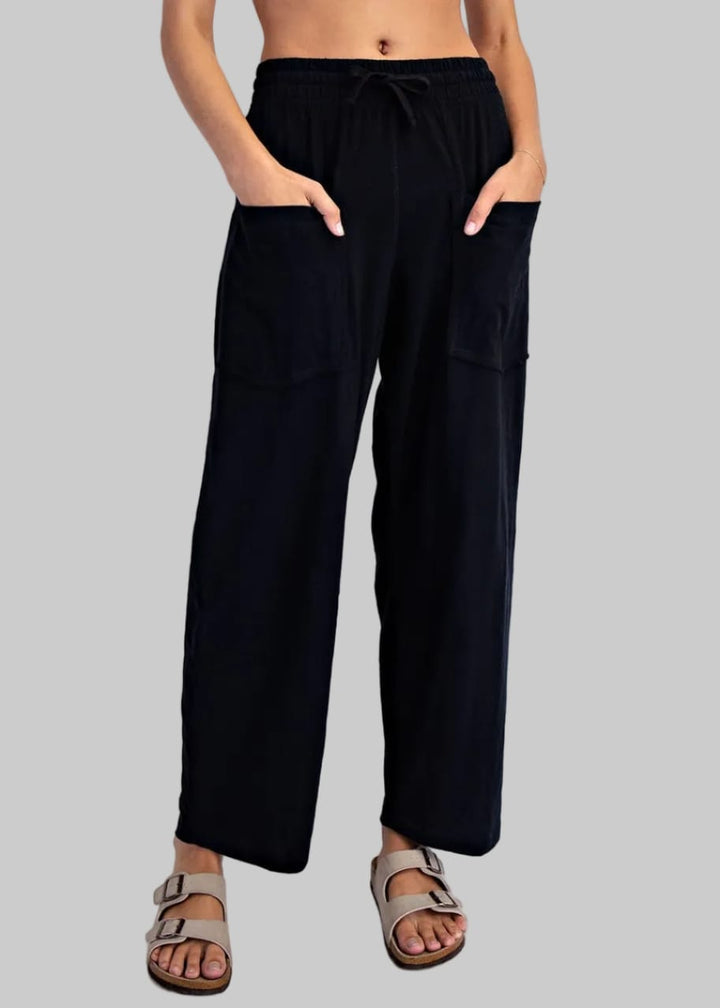 The Go To Barrel Black Pant
