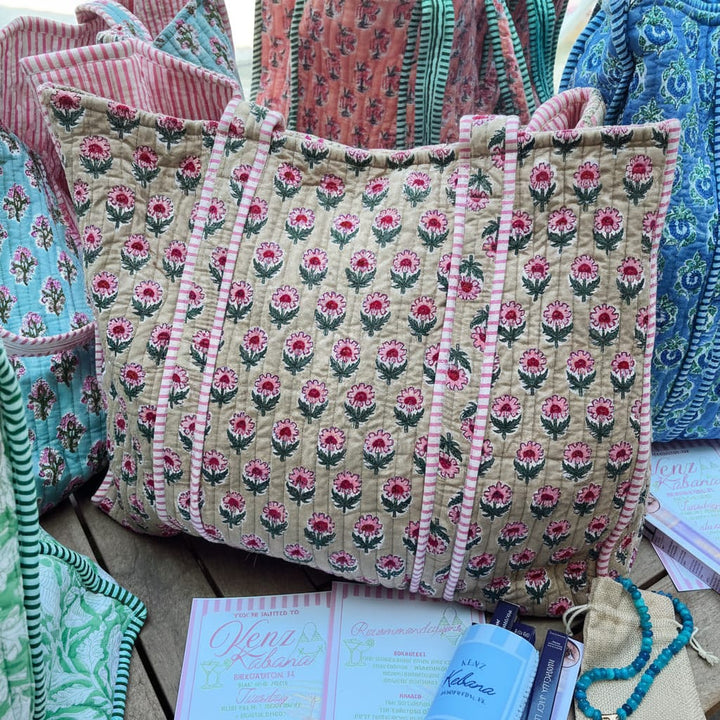 Carry All Quilted Tote Bag
