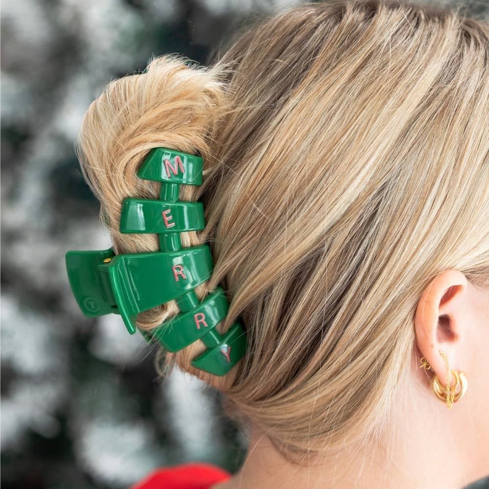 Teleties Merry Everything Classic Claw Clip TELETIES Merry Everything Classic Claw Hair Clip Accessories