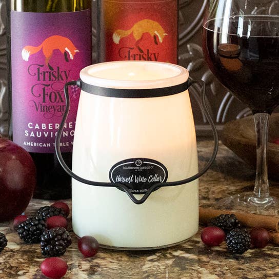Milkhouse Butter Jar Candle 22 oz - Harvest Wine Cellar