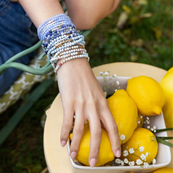 Scout Curated Wears Stone Wrap - Blue Lace Agate