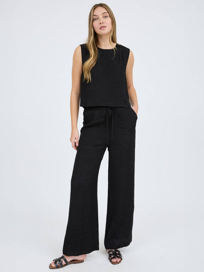 Classic High Waist Draw String Pants