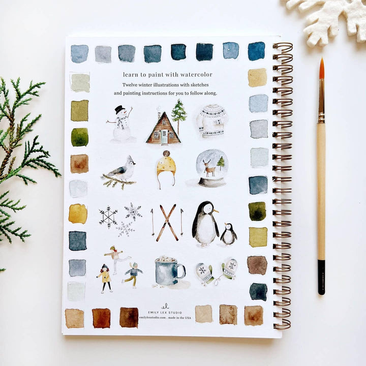 Emily Lex Studio Winter Watercolor Workbook Emily Lex Studio Winter Watercolor Workbook Books