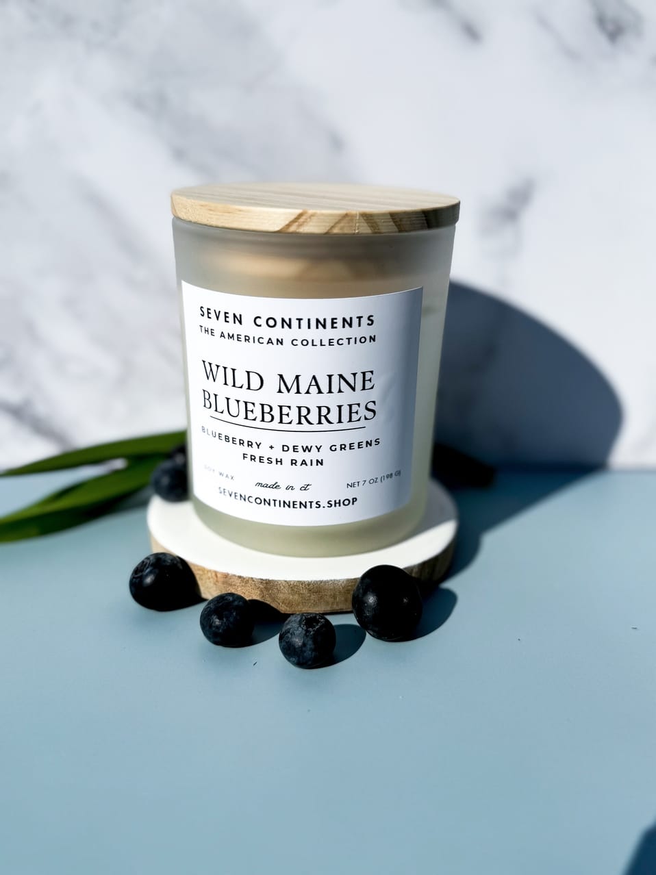 Seven Continents Wild Maine Blueberries Candle