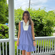 Seaside Stripe Sleeveless Dress