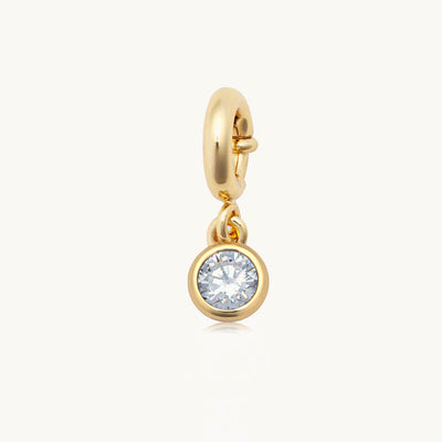 Little Words Project Charm - Birthstone April