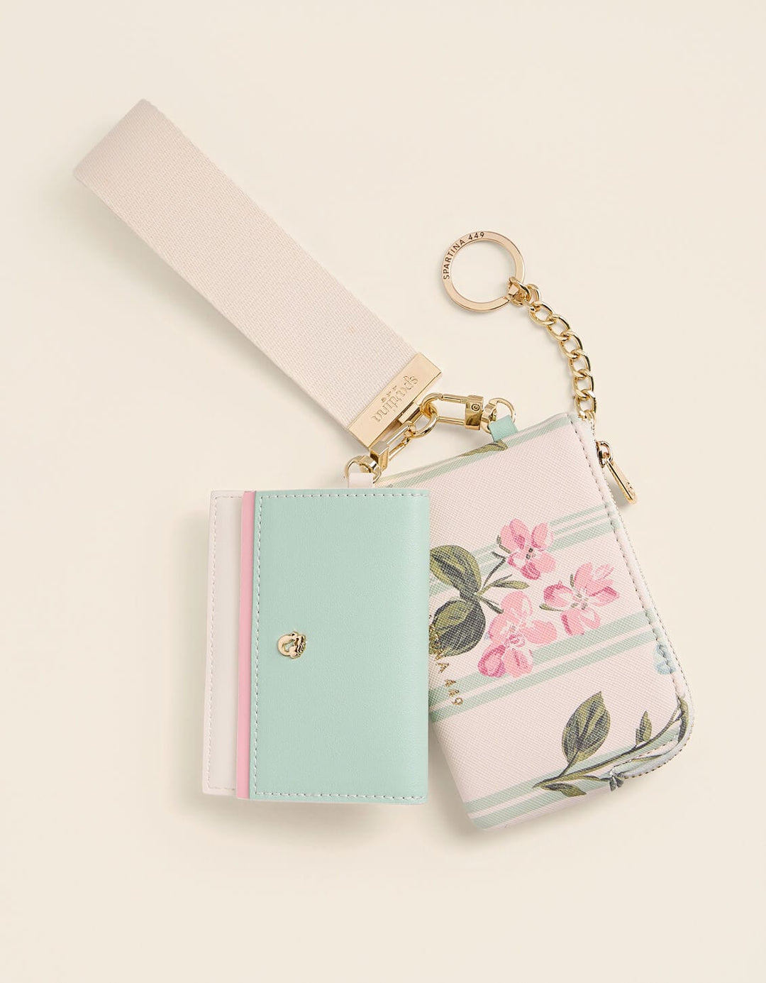 Spartina 449 Grab-n-Go Dual Wristlet - Blooming Stripe Spartina 449 Grab-n-Go Dual Wristlet | Blooming Stripe Bags