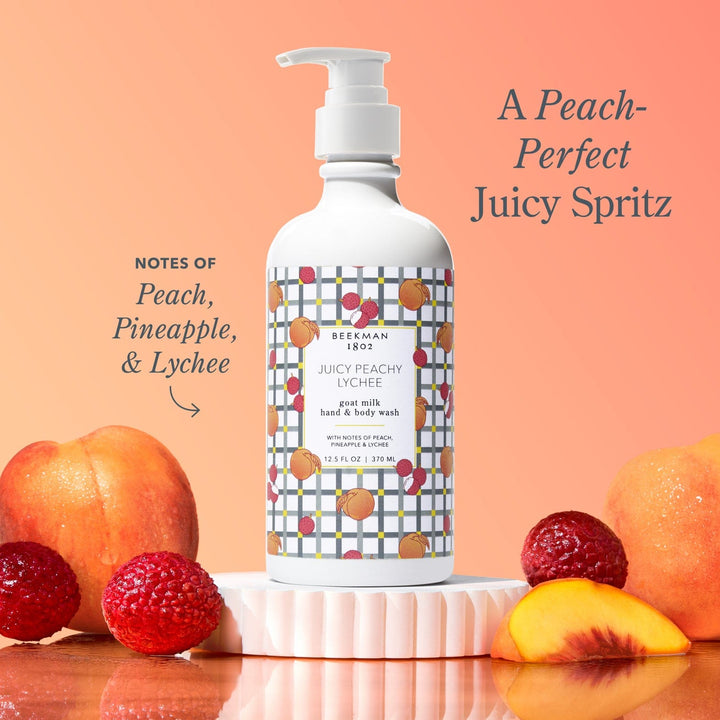 Beekman 1802 Juicy Peachy Lychee Hand &amp; Body Wash