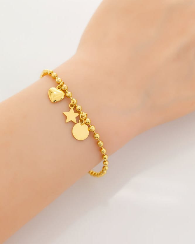 Ball Chain Bracelet for Charm Bar