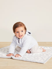Barefoot Dreams Cozychic Infant Hoodie - Blue