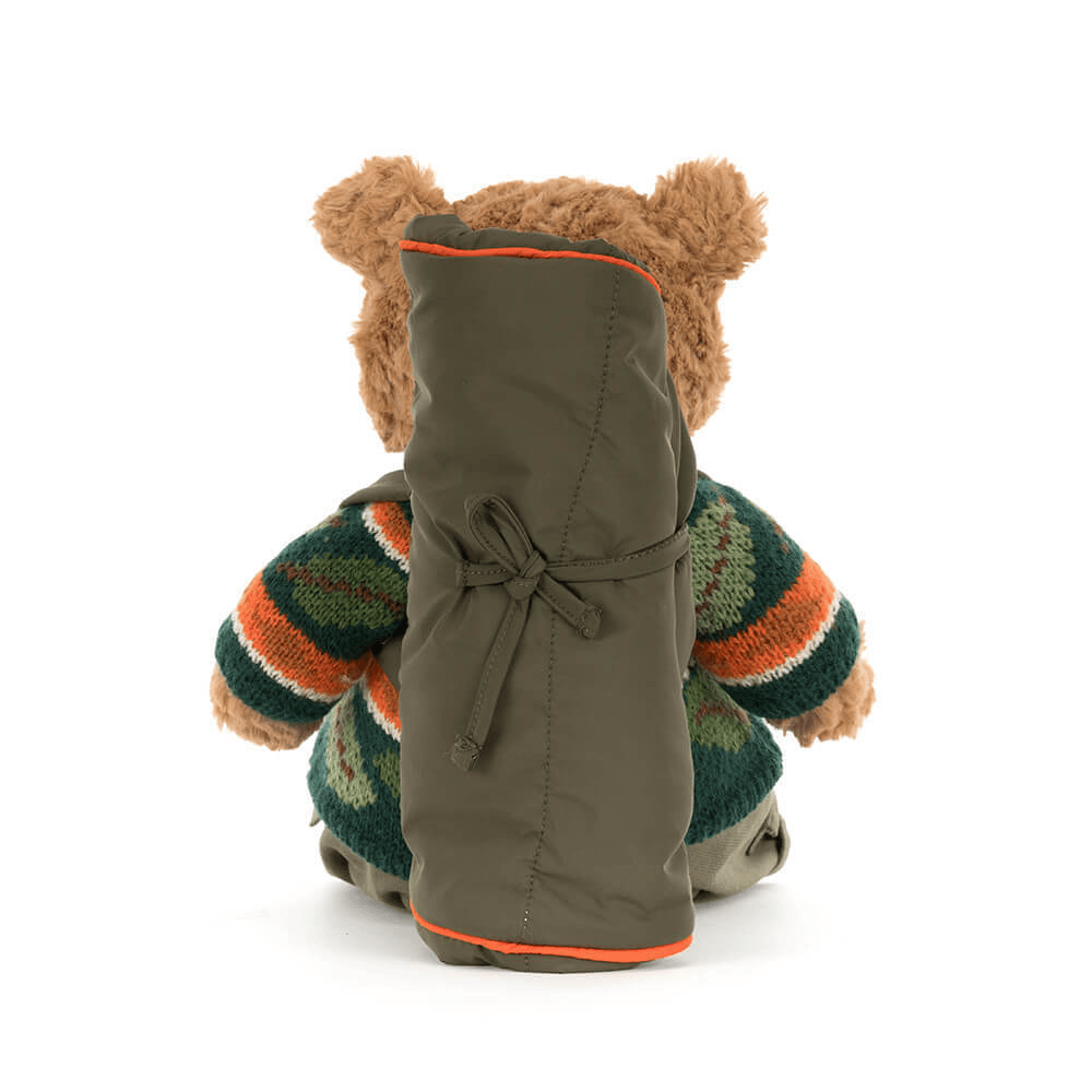 Jellycat Bartholomew Bear Hiking Outfit