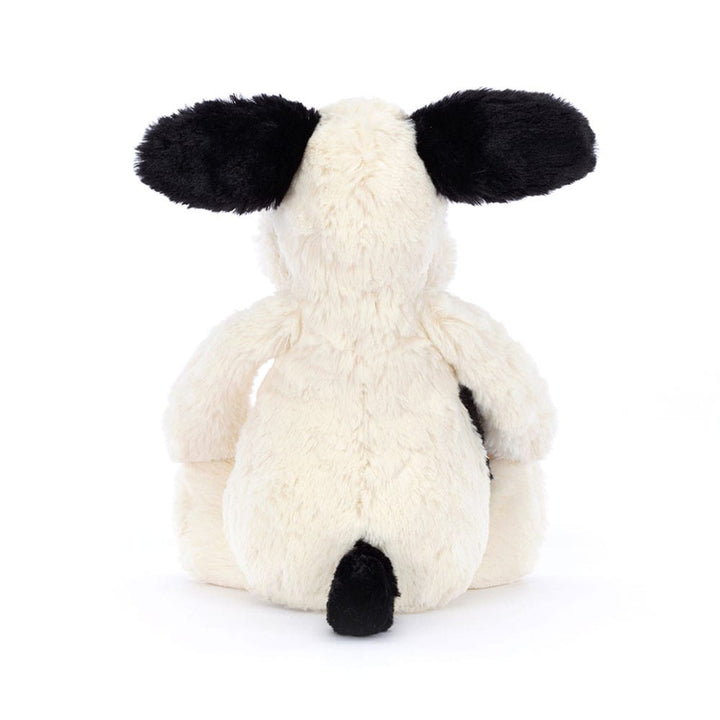 Jellycat Bashful Medium Black and Cream Puppy